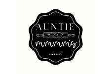 Logo for Auntie Mmmm’s Cakes & Candies Logo for Auntie Mmmm’s Cakes & Candies